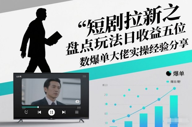 短剧拉新之盘点玩法日收益五位数爆单大佬实操经验分享-网创联盟云网创