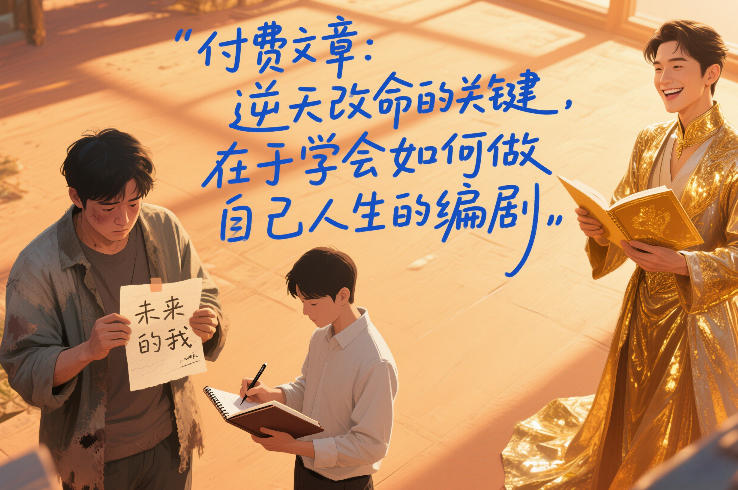 付费文章：逆天改命的关键，在于学会如何做自己人生的编剧-网创联盟云网创