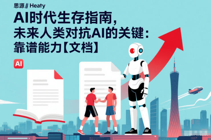 AI时代生存指南，未来人类对抗AI的关键：靠谱能力【文档】-网创联盟云网创