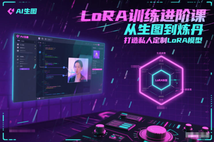 LoRA训练进阶课，从生图到炼丹，打造私人定制LoRA模型-网创联盟云网创