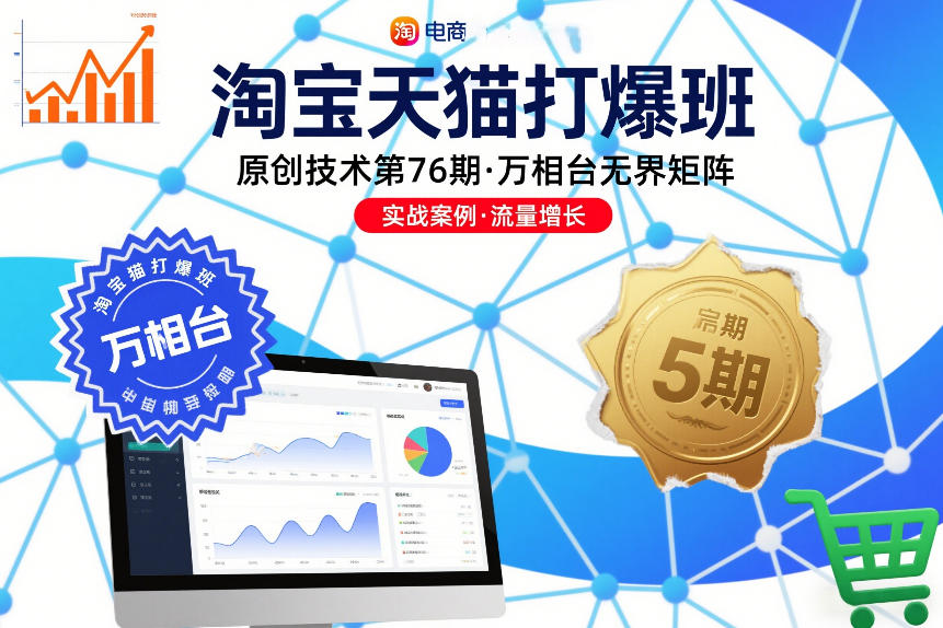 淘宝天猫打爆班原创技术第76期，万相台无界矩阵-网创联盟云网创