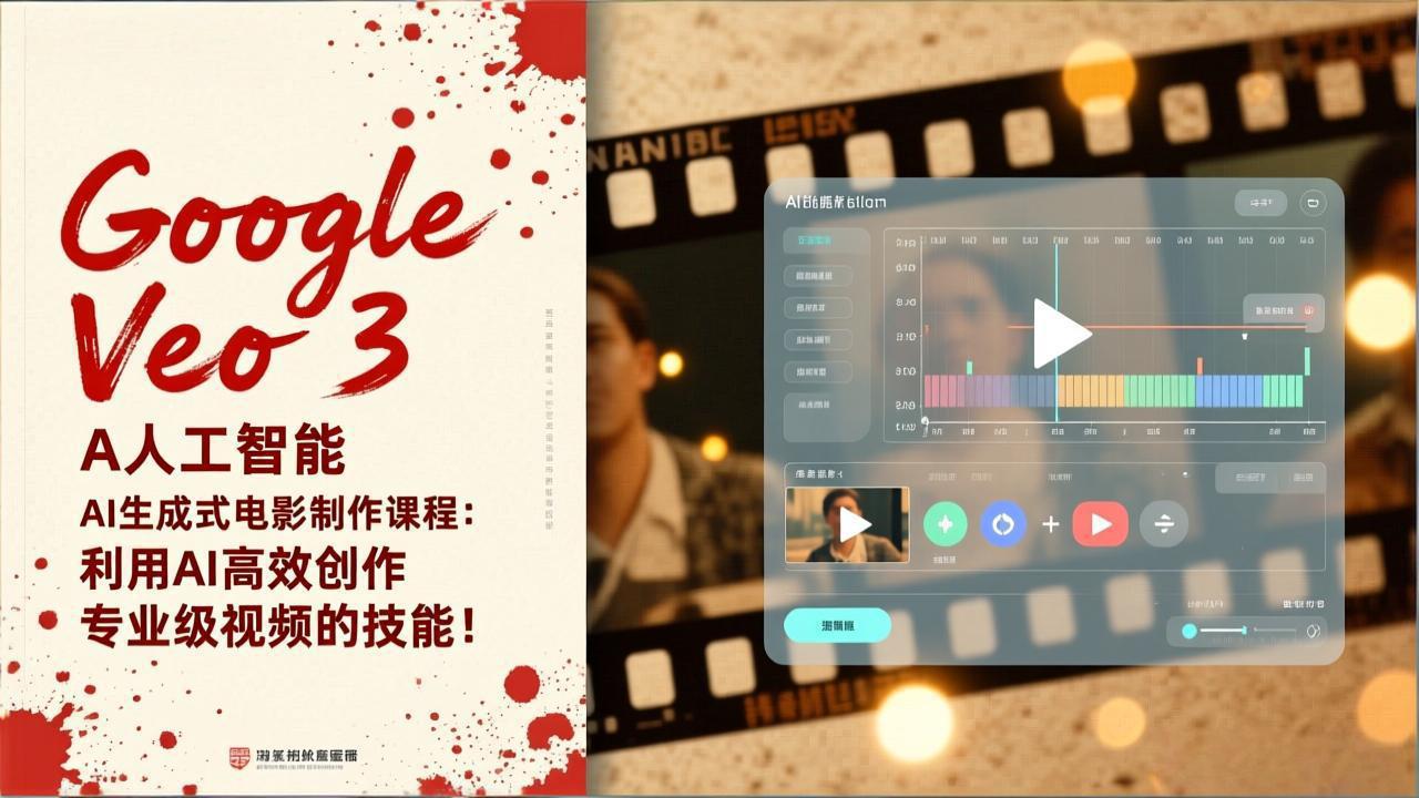 Google Veo 3人工智能AI生成式电影制作课程：利用AI高效创作专业级视频的技能！-网创联盟云网创