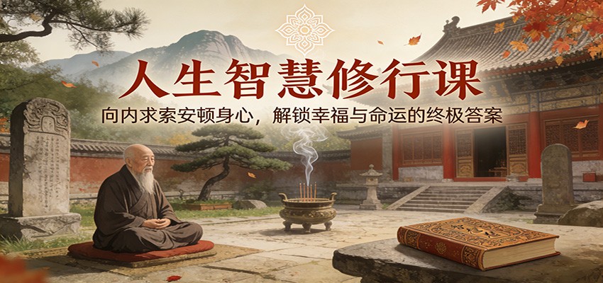 人生智慧修行课：向内求索安顿身心，解锁幸福与命运的终极答案-网创联盟云网创