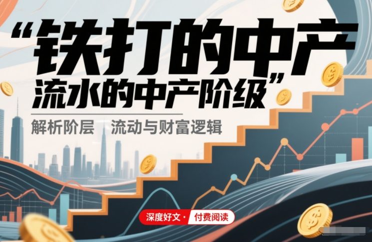 付费文章：铁打的中产，流水的中产阶级-网创联盟云网创