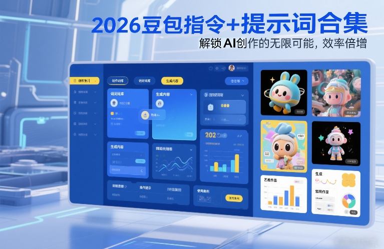 2026豆包指令+提示词合集，解锁AI创作的无限可能，效率倍增-网创联盟云网创
