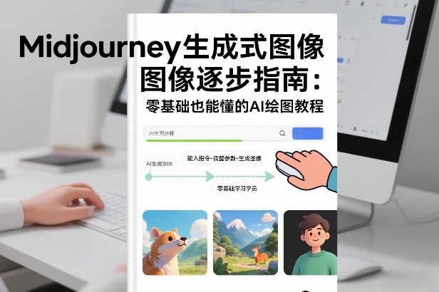 Midjourney生成式图像逐步指南：零基础也能懂的AI绘图教程-网创联盟云网创