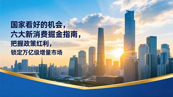 某付费文章：国家看好的机会，六大新消费掘金指南，把握政策红利，锁定万亿级增量市场-网创联盟云网创